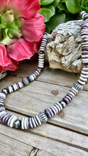 Load image into Gallery viewer, N0756 Spiny Oyster Navajo Pearls Necklace (20”-22”)
