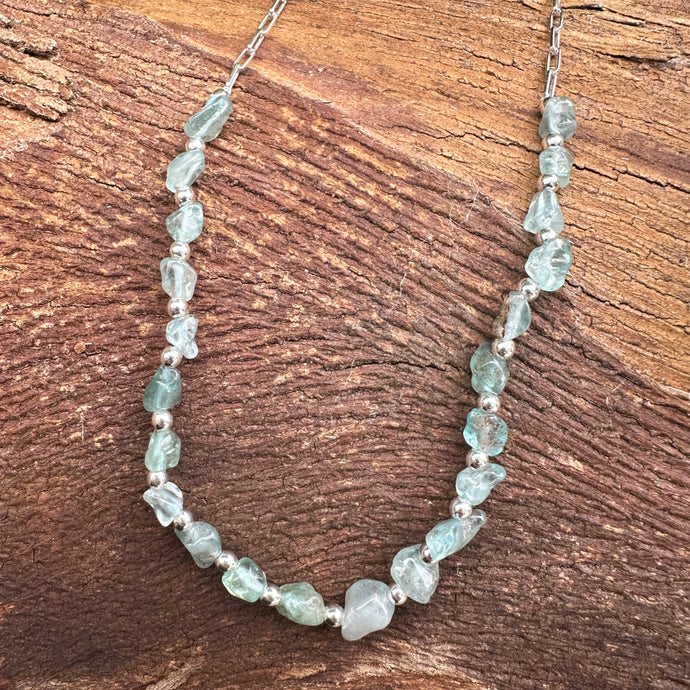 N0687 Aquamarine Necklace (18”-20”)