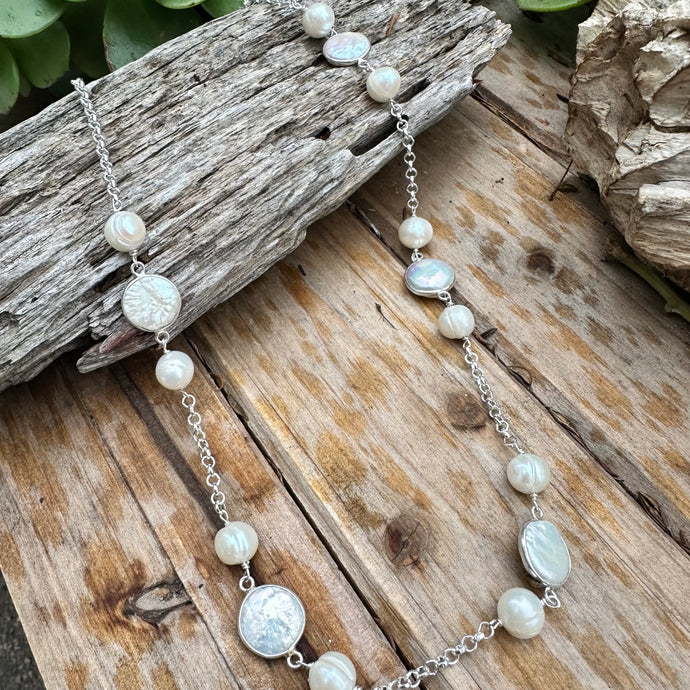 N0710  Pearls Necklace (24”)