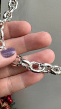 Load image into Gallery viewer, N0589 Hammered Sterling Silver Necklace
