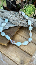 Load image into Gallery viewer, N0573   Aqua-Marine Necklace and Bracelet (18”-20”)
