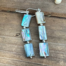 Load image into Gallery viewer, E0604. Abalone Earrings 2.4”
