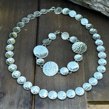 Load image into Gallery viewer, N0528 Hammered Disc Necklace (18”)
