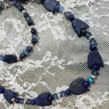 Load image into Gallery viewer, SSP- 333 28” Afghan Lapis Navajo Pearl Necklace
