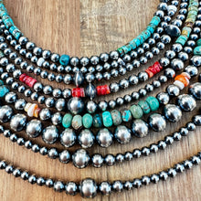 Load image into Gallery viewer, SN0123.   14”-17” Navajo Pearls Necklace
