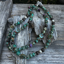 Load image into Gallery viewer, SN0136.   32” Sea Sterling Necklace

